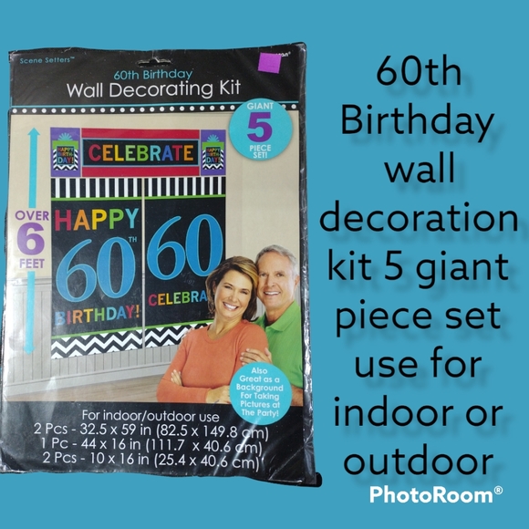 60th Birthday Decorations lot - Picture 6 of 6